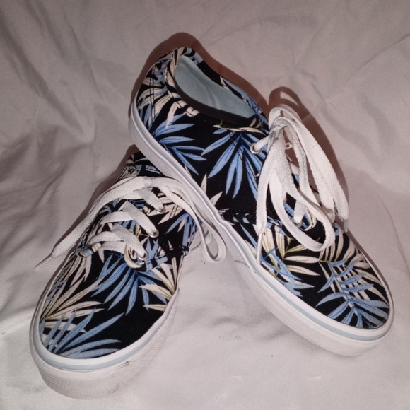 Vans Camden Tropical Palm Leaf Women's Sz Missy 4 - Picture 10 of 11